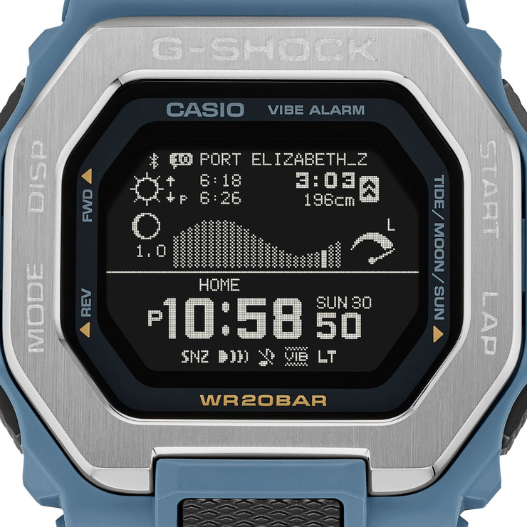 G - Shock GBX100 G - Lide Digital Natural Surf Blue - Watches.com - GBX100 - 2A