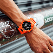 G - Shock GD010 Rugged Digital 10 Year Battery Orange - Watches.com - GD - 010 - 4