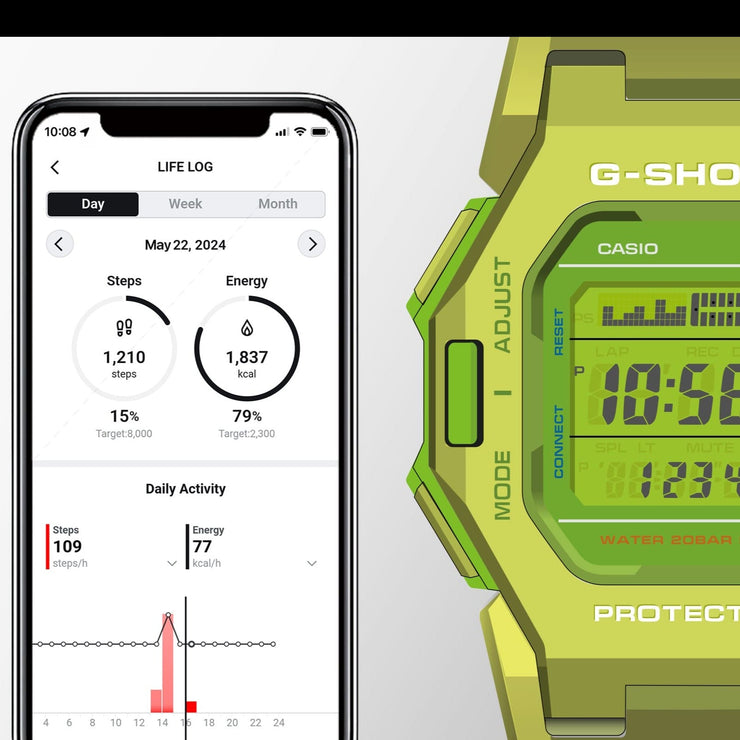 G - Shock GDB500 Digital Neon - Watches.com - GDB500S - 3