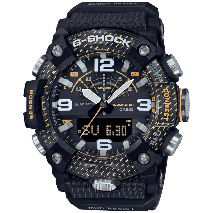 G - Shock GGB100 Mudmaster Black Yellow - Watches.com - GGB100Y - 1A