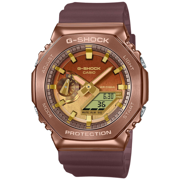 G - Shock GM2100 Ana - Digi Bronze - Watches.com - GM2100CL - 5A