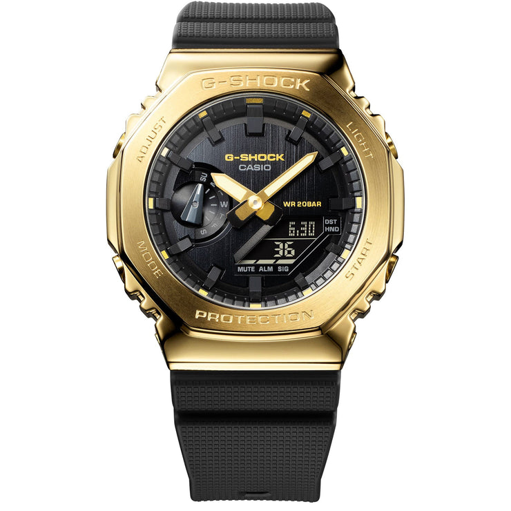 G - Shock GM2100 Black Gold - Watches.com - GM2100G - 1A9