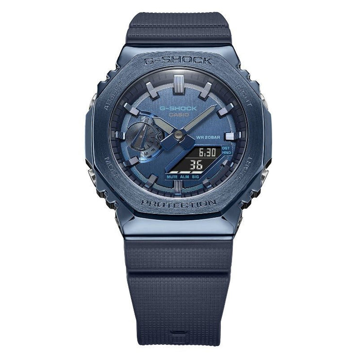 G - Shock GM2100 Metal Blue - Watches.com - GM2100N - 2A