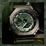 G - Shock GM2100 Metal Green - Watches.com - GM2100B - 3A