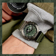 G - Shock GM2100 Metal Green - Watches.com - GM2100B - 3A