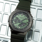 G - Shock GM2100 Metal Green - Watches.com - GM2100B - 3A