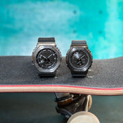 G - Shock GM2100 Metal Silver - Watches.com - GM2100 - 1A