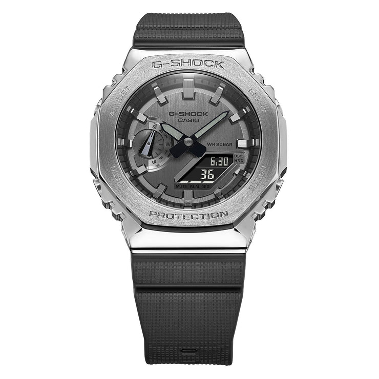 G - Shock GM2100 Metal Silver - Watches.com - GM2100 - 1A