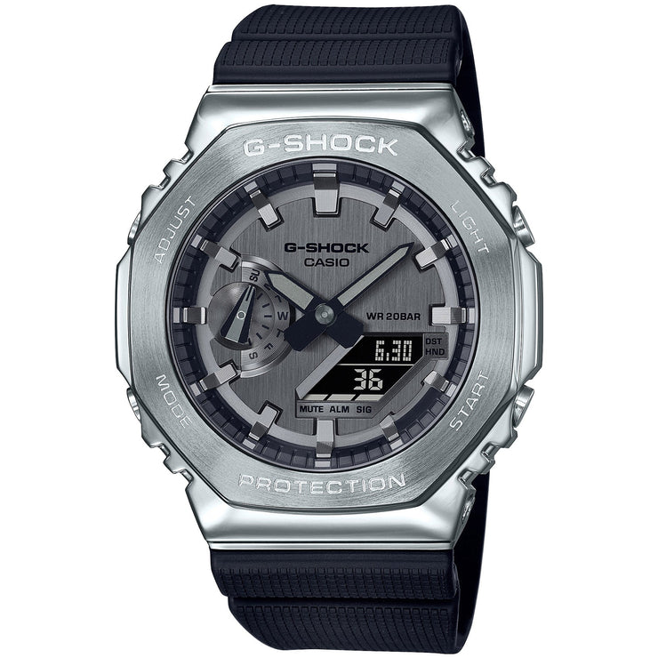 G - Shock GM2100 Metal Silver - Watches.com - GM2100 - 1A