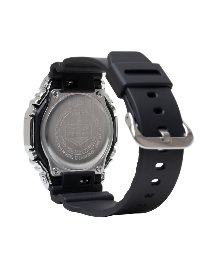 G - Shock GM2100 Rainbow Brick Wall Ana - Digi Black Silver - Watches.com - GM - 2100 - RW - 1A