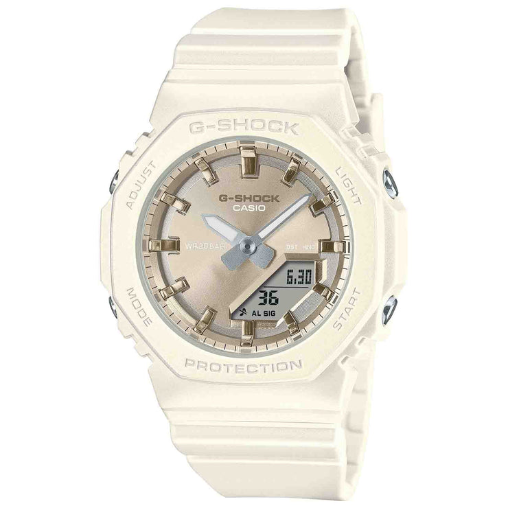 G - Shock GMAP2100ST Ana - Digi Silky Cream - Watches.com - GMA - P2100ST - 7A