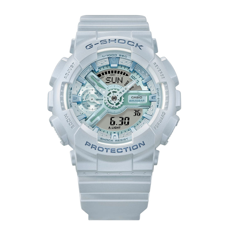 G - Shock GMAS110 Ana - Digi Silky Blue - Watches.com - GMA - S110ST - 2ACR