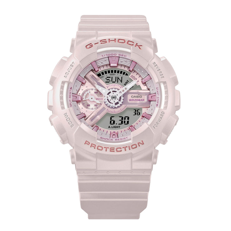 G - Shock GMAS110 Ana - Digi Silky Pink - Watches.com - GMA - S110ST - 4ACR