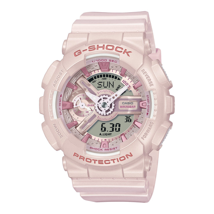 G - Shock GMAS110 Ana - Digi Silky Pink - Watches.com - GMA - S110ST - 4ACR