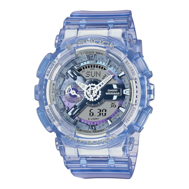 G - Shock GMAS110 Virtual World Ana - Digi Blue - Watches.com - GMAS110VW - 6A