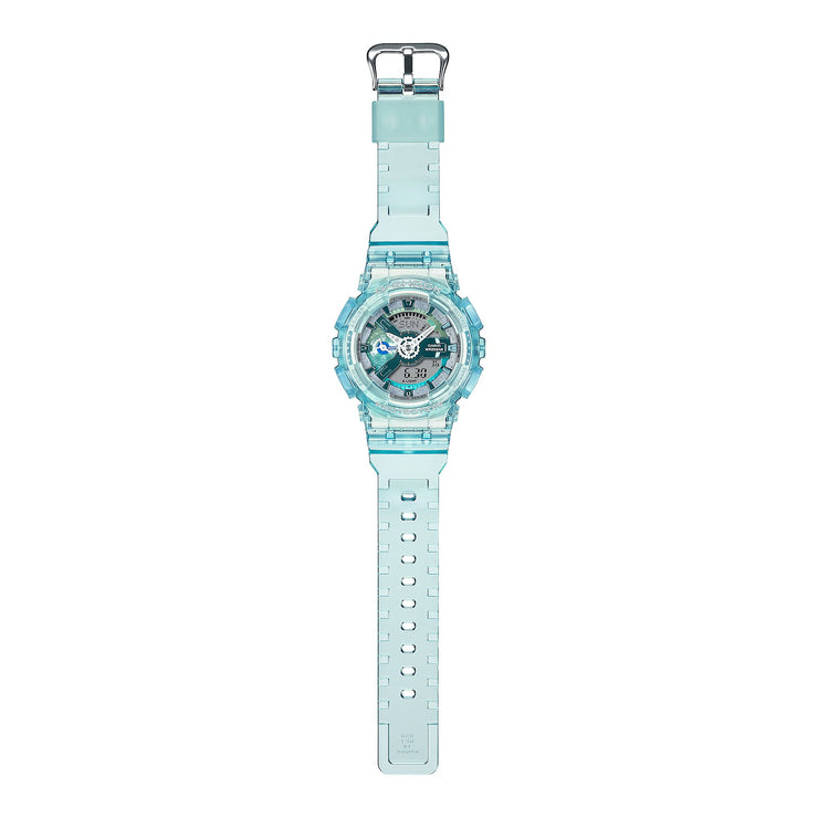 G - Shock GMAS110 Virtual World Ana - Digi Light Blue - Watches.com - GMAS110VW - 2A