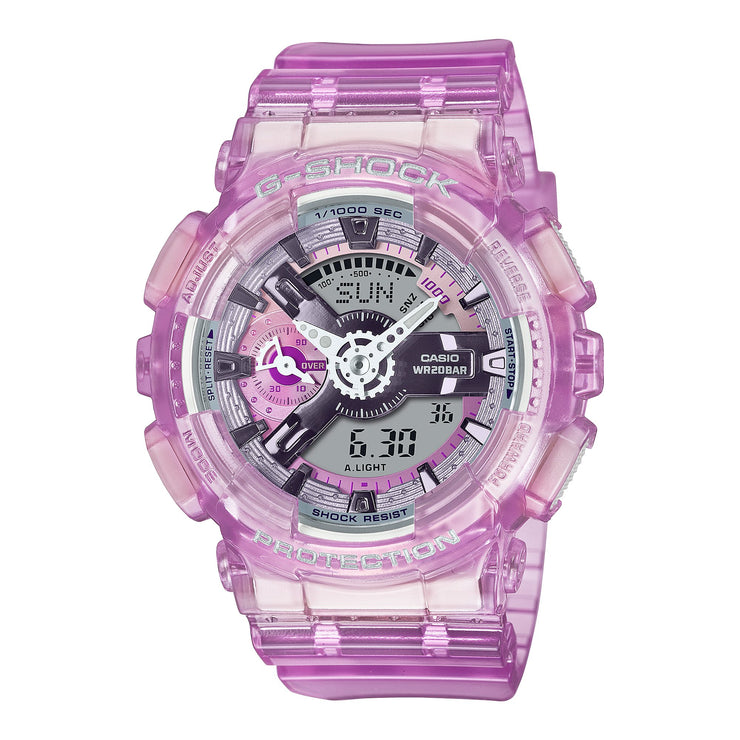 G - Shock GMAS110 Virtual World Ana - Digi Pink - Watches.com - GMAS110VW - 4A