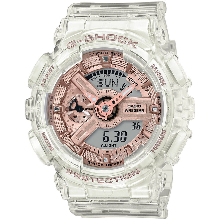 G - Shock GMAS110SR - 7A Transparent Rose Gold - Watches.com - GMAS110SR - 7A