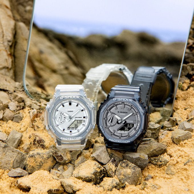 G - Shock GMAS2100 Metalic Silver - Watches.com - GMAS2100SK - 7A