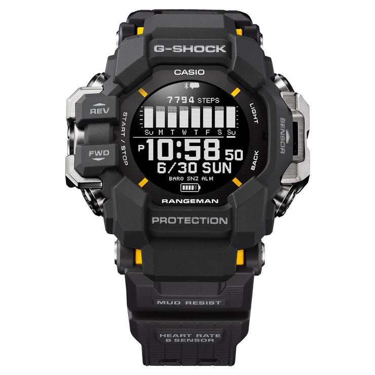 G - Shock GPRH1000 Rangeman GPS Solar Black - Watches.com - GPRH1000 - 1