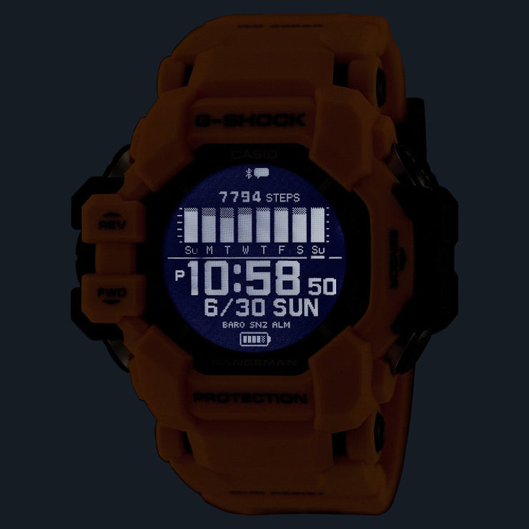 G - Shock GPRH1000 Rangeman GPS Solar Yellow - Watches.com - GPRH1000 - 9