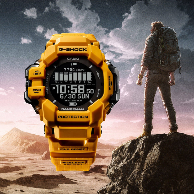 G - Shock GPRH1000 Rangeman GPS Solar Yellow - Watches.com - GPRH1000 - 9