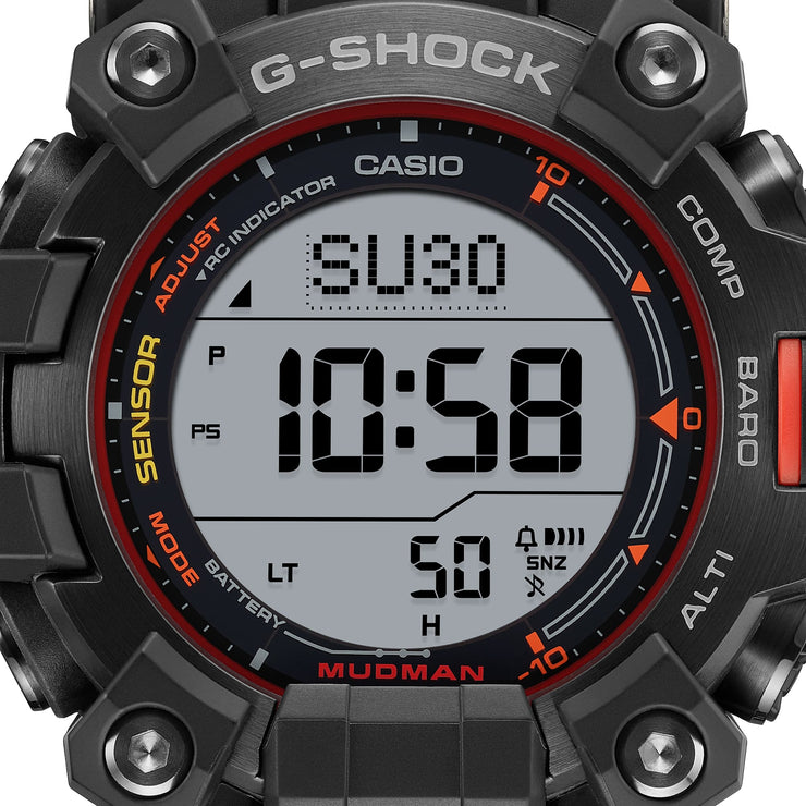 G - Shock GW9500 Mudmaster Master of G Digital Black - Watches.com - GW - 9500MEC - 1