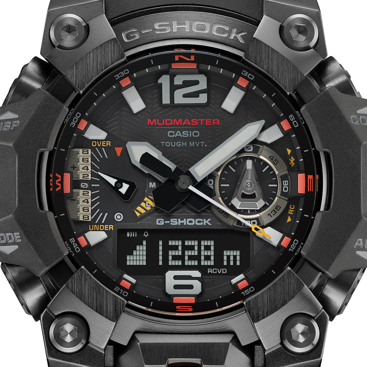 G - Shock GWGB1000 Mudmaster Master of G Ana - Digi Solar Black Red - Watches.com - GWG - B1000EC - 1A