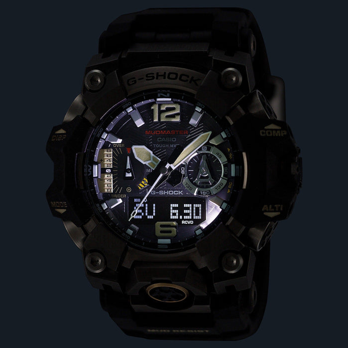 G-Shock GWGB1000 Mudmaster Master of G-Land Ana-Digi Solar Black angled shot picture