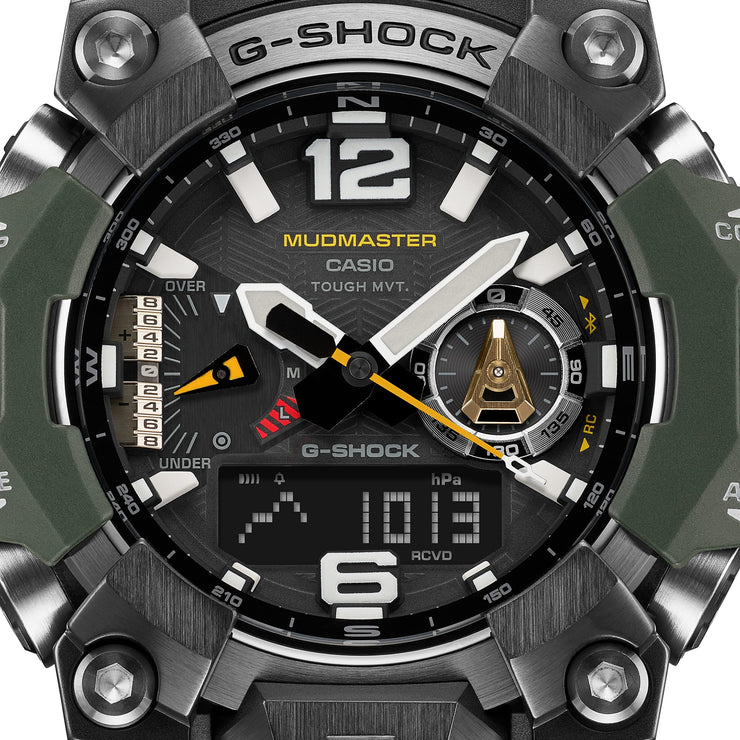 G - Shock GWGB1000 Mudmaster Master of G - Land Ana - Digi Solar Green - Watches.com - GWGB1000 - 3A