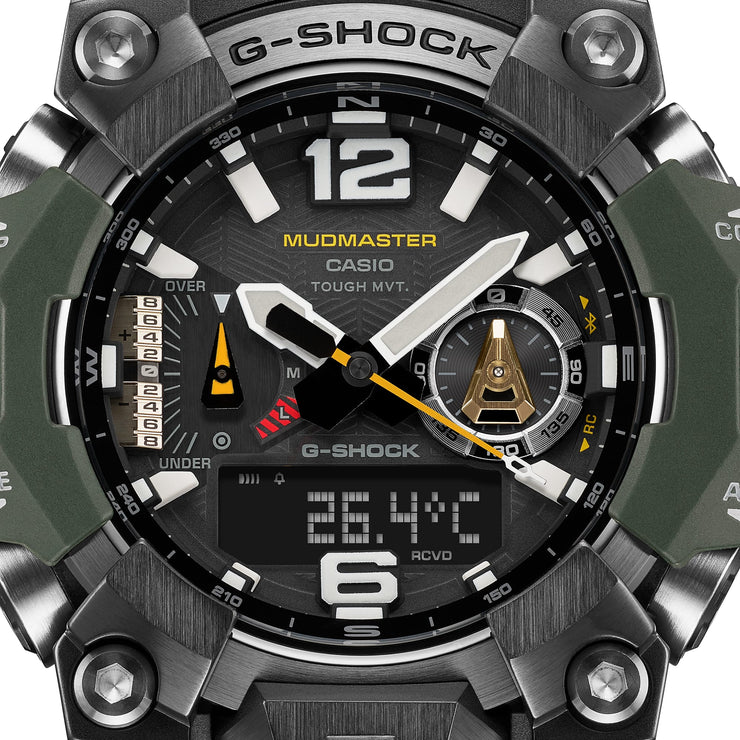 G - Shock GWGB1000 Mudmaster Master of G - Land Ana - Digi Solar Green - Watches.com - GWGB1000 - 3A