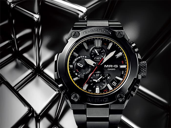 G - Shock MR - G Mid - Size Solar Connected Black - Watches.com - MRGB1000B - 1A