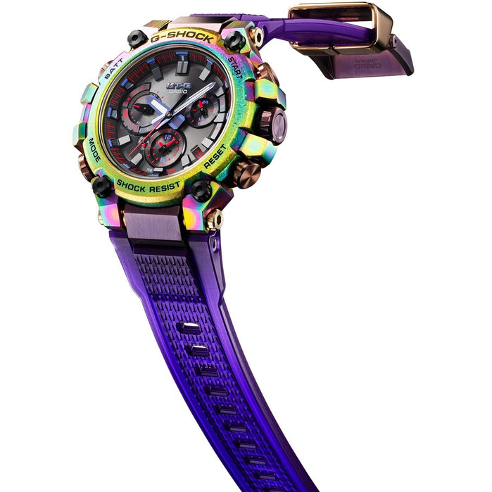 G-Shock MTG-B3000 Aurora Rainbow Limited Edition angled shot picture