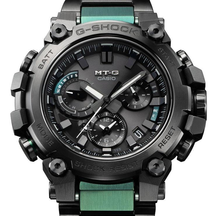 G - Shock MTGB3000 MT - G Black Green - Watches.com - MTGB3000BD12