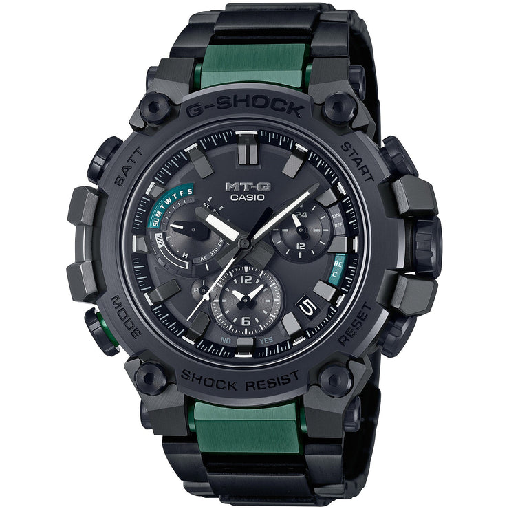 G - Shock MTGB3000 MT - G Black Green - Watches.com - MTGB3000BD12