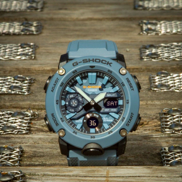 G - Shock Utility GA2000SU - 2A Blue Camo - Watches.com - GA2000SU - 2A