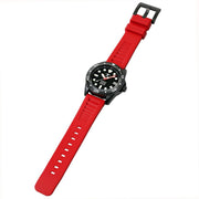 Hawaiian Lifeguard Association All Black Red - Watches.com - HLA5412