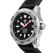 Hawaiian Lifeguard Association Silver Black - Watches.com - HLA5401