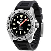 Hawaiian Lifeguard Association Silver Black - Watches.com - HLA5401