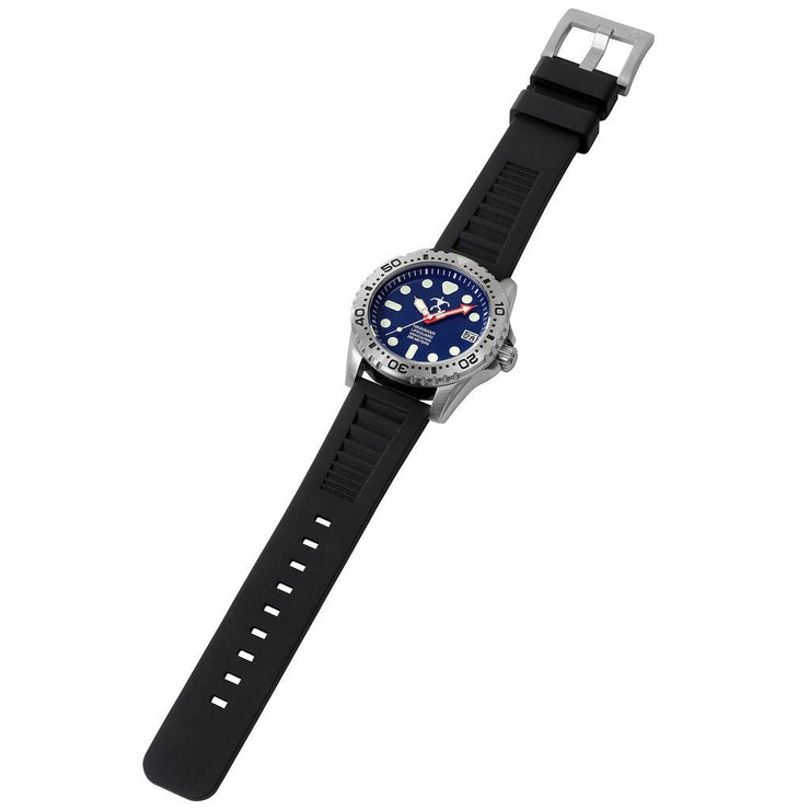 Hawaiian Lifeguard Association Silver Blue Black - Watches.com - HLA5405