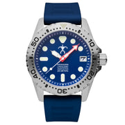 Hawaiian Lifeguard Association Silver Blue - Watches.com - HLA5419