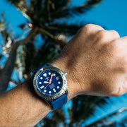 Hawaiian Lifeguard Association Silver Blue - Watches.com - HLA5419