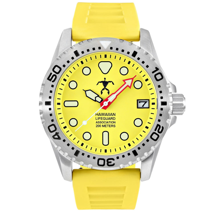 Hawaiian Lifeguard Association Yellow - Watches.com - HLA5408