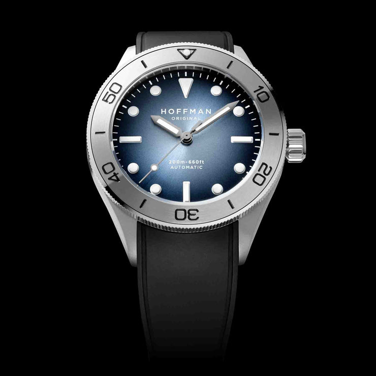 Hoffman Diver 40 Automatic Aqua Blue Limited Edition - Watches.com - D - 03