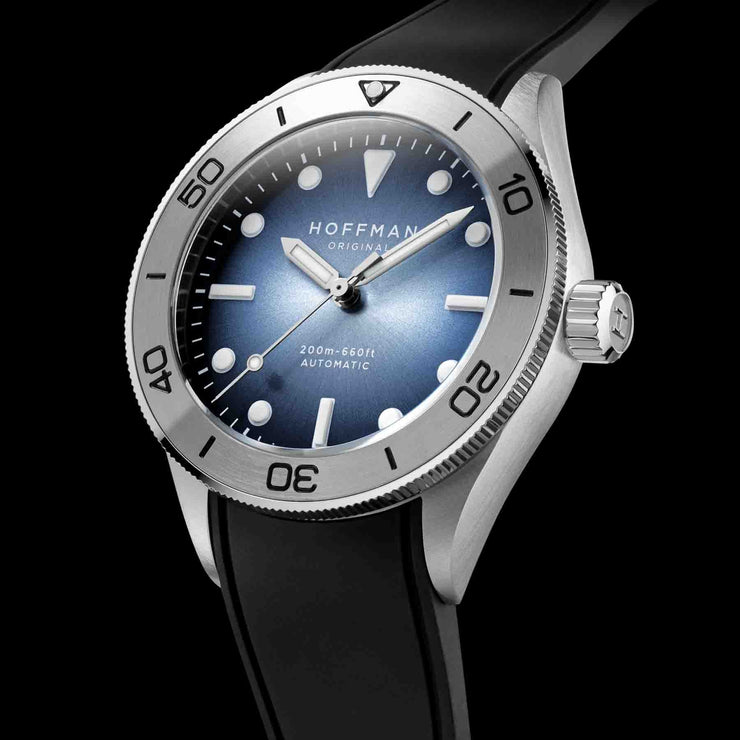 Hoffman Diver 40 Automatic Aqua Blue Limited Edition - Watches.com - D - 03