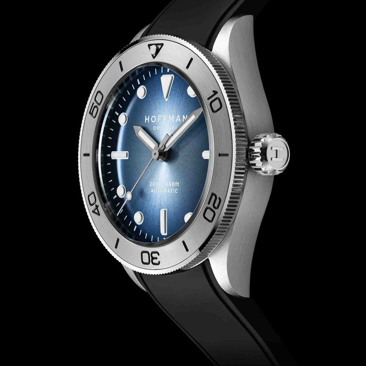 Hoffman Diver 40 Automatic Aqua Blue Limited Edition - Watches.com - D - 03