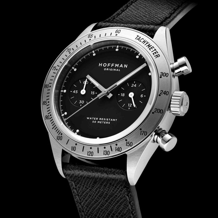 Hoffman Racing 40 Chronograph Jet Black angled shot picture