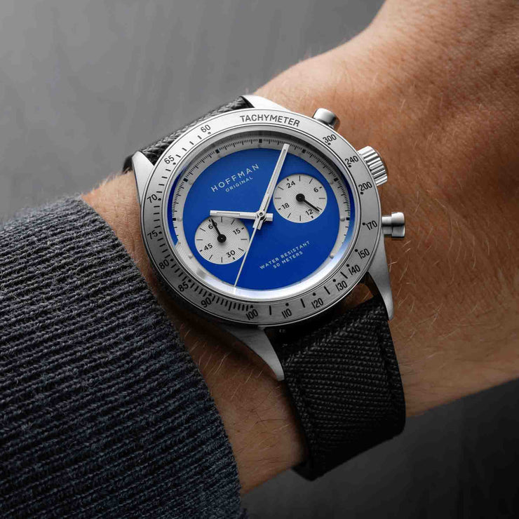 Hoffman Racing 40 Chronograph Royal Blue - Watches.com - RQ - 31