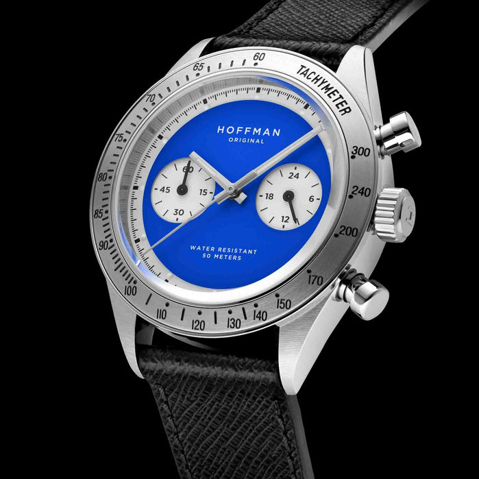 Hoffman Racing 40 Chronograph Royal Blue angled shot picture