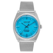 Jason Hyde Amber 40mm Blue Mesh - Watches.com - JH10020